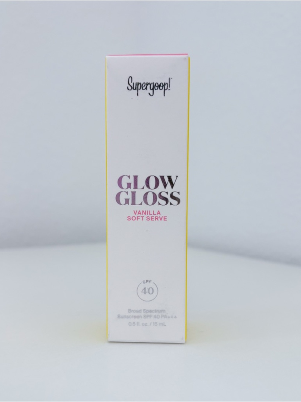 Supergoop! glow Gloss SPF 40 Lip Balm (Vanilla Soft Serve)